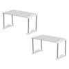 Cabilock Space-Saving Stackable Shelves Bathroom Storage Rack for Draining Organizing view 1