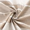 HPX HOME 2pcs Brown Linen Small Tablecloth Boho Farmhouse Bedside Square Table Cover Stitching Tassel Washable Table Cloth for End Table Tabletop Decoration Square, 23 x 23 Inch view 2