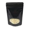 MITOB 100 Pieces Stand Up Mylar Bags Plastic Window Pouch for Zip Food Storage Lock Aluminum Foil Bag Candy Packing Zipper Lock (3.3x5.1 inch, Black) view 1