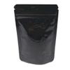 MITOB 100 Pieces Stand Up Mylar Bags Plastic Window Pouch for Zip Food Storage Lock Aluminum Foil Bag Candy Packing Zipper Lock (3.3x5.1 inch, Black) view 2