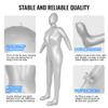 Three T Inflatable Mannequin Female Full Body with Arms & Head 165cm Life-Size PVC Dress Form for Retail Display, Trade Show Portable & Foldable for Tops,Swimsuits, Scarves Repair Patch Included view 3