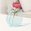 1pc Creative Semitransparent Acrylic Flower Vase for Home Decoration Unique Plant Container for Indoor and Office Use Elegant Centerpiece for Parties and Events view 2