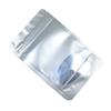 MITOB 100 Pcs Stand Up Silver Mylar Bags Resealable Plastic Window Pouch view 3
