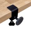 2 Pcs Adjustable Desk Wall Spacers - Table Wall Protectors, Desk Top Spacers, Wall Bumpers, Furniture Protectors (Black) view 2