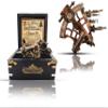 Brass Nautical J.Scot London Sextant Navigation Instrument | Marine Astrolabe with Black Wooden Box | Best Christmas Celebrated Gift view 1