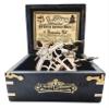 Brass Nautical J.Scot London Sextant Navigation Instrument | Marine Astrolabe with Black Wooden Box | Best Christmas Celebrated Gift view 2
