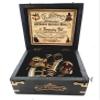Brass Nautical J.Scot London Sextant Navigation Instrument | Marine Astrolabe with Black Wooden Box | Best Christmas Celebrated Gift view 3