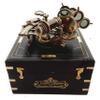 Brass Nautical J.Scot London Sextant Navigation Instrument | Marine Astrolabe with Black Wooden Box | Best Christmas Celebrated Gift view 4