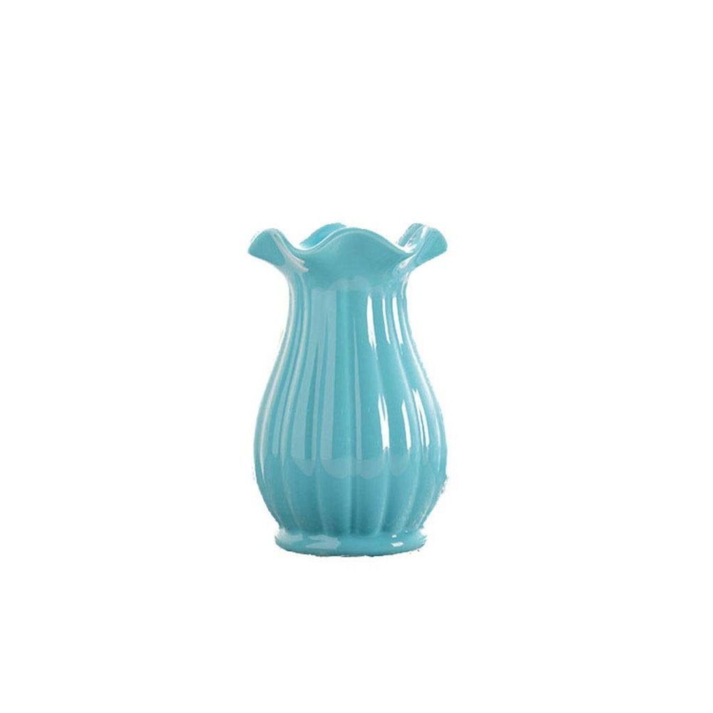 Indoor Gardening Flower Arrangement Creative Ceramic Vase, Lotus Leaf Shaped Vase Living Room Storage Box Wine Cabinet Decorative Vase Fresh Flowers Dried Flower Art Vases Rose vases