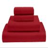 MGPS 100% Giza Egyptian Dreams Cotton, [4 PCs] 12" Deep Pocket Bed Sheet Set, Giza-Cotton-My-Sheets-&-Pillow-Cases, Finest Long Staple, Soft Sateen Weave |Queen-XL, Burgundy| view 1