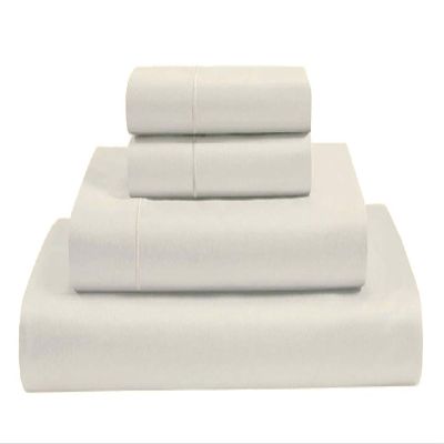MGPS 100% Giza Egyptian Dreams Cotton, [4 PCs] 12" Deep Pocket Bed Sheet Set, Giza-Cotton-My-Sheets-&-Pillow-Cases, Finest Long Staple, Soft Sateen Weave |California King, Ivory|