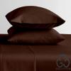 MGPS 100% Giza Egyptian Dreams Cotton, [4 PCs] 12" Deep Pocket Bed Sheet Set, Giza-Cotton-My-Sheets-&-Pillow-Cases, Finest Long Staple, Soft Sateen Weave |Queen-XL, Chocolate| view 2