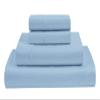 MGPS 100% Giza Egyptian Dreams Cotton, [4 PCs] 15" Deep Pocket Bed Sheet Set, Giza-Cotton-My-Sheets-&-Pillow-Cases, Finest Long Staple, Soft Sateen Weave |Queen-XL, Light Blue| view 1