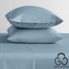 MGPS 100% Giza Egyptian Dreams Cotton, [4 PCs] 15" Deep Pocket Bed Sheet Set, Giza-Cotton-My-Sheets-&-Pillow-Cases, Finest Long Staple, Soft Sateen Weave |Queen-XL, Light Blue| view 2