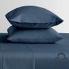 MGPS 100% Giza Egyptian Dreams Cotton, [4 PCs] 12" Deep Pocket Bed Sheet Set, Giza-Cotton-My-Sheets-&-Pillow-Cases, Finest Long Staple, Soft Sateen Weave |Twin XL, Mediterranean Blue| view 2