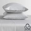 MGPS 100% Giza Egyptian Dreams Cotton, [4 PCs] 12" Deep Pocket Bed Sheet Set, Giza-Cotton-My-Sheets-&-Pillow-Cases, Finest Long Staple, Soft Sateen Weave |Queen-XL, Light Grey| view 2