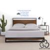 MGPS 100% Giza Egyptian Dreams Cotton, [4 PCs] 12" Deep Pocket Bed Sheet Set, Giza-Cotton-My-Sheets-&-Pillow-Cases, Finest Long Staple, Soft Sateen Weave |Queen-XL, Light Grey| view 3