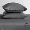 MGPS 100% Giza Egyptian Dreams Cotton, [4 PCs] 12" Deep Pocket Bed Sheet Set, Giza-Cotton-My-Sheets-&-Pillow-Cases, Finest Long Staple, Soft Sateen Weave |Queen-XL, Dark Grey| view 2