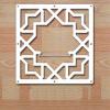GDMING Hanging Room Divider Screens Division Panels, Wall Partition Separator, Wood Plastic Decoration Storage Rack Flower Stand for Doorways Living Room, 2 Sizes (Color : 8pcs, Size : 29x29cm) view 2