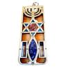 Bluenoemi Messianic Symbol Home Decor Spiritual, Menorah Star of David Fish Gifts for Home Blessing Plaque and Tasteful Design. Meaningful Symbol. Beige BLCH045 view 1