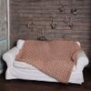 HXSM Chunky Knitted Blanket Home Decor Knit Throw Blanket Handmade Cozy Bedding for Cuddling Up in Bed, On The Couch Or Sofa, Soft and Comfortable 4060cm White view 2