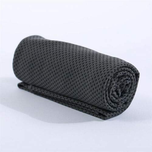 [5 Pack] Towel for Sports Running Yoga Gym Outdoor Fitness & More!- Slate Black