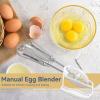 10 Inch Hand Crank Egg Beater Manual Blender Mixer view 2