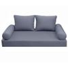 Prolinemax |SLIPCOVER ONLY|S1 Outdoor Daybed Mattress Bolster Backrest Cushion Covers Knife Edge Full AD001 view 2