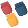 Hemoton 3pcs Wall-mounted Storage Box Phone Charging Rack Phone Holder Wall Mount Cell Charging Rack Storage Container view 1