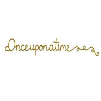 Once Upon A time Wire Words For Baby Nursery, Master Bedroom