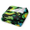 Crocodile Alligator Hiding in Pond Soft Throw Blanket All Season Microplush Warm Blankets Lightweight Tufted Fuzzy Flannel Fleece Throws Blanket for Bed Sofa Couch 50"x40" view 2