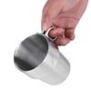 10 Oz Espresso Cups Insulated Coffee Mugs Set of 6, Stainless Steel Coffe Cups Stackable Coffee Mug with Handle and Mug Rack view 3
