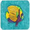 CoolCookware Fish Tropical Glass Cutting Board44; Large view 1
