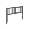 AFI, Tahoe Solid Wood Slatted Headboard, Queen, Grey view 1