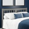 AFI, Tahoe Solid Wood Slatted Headboard, Queen, Grey view 2