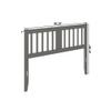 AFI, Tahoe Solid Wood Slatted Headboard, Queen, Grey view 3