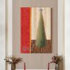 WEXFORD HOME Noel Christmas Tree Wall Art, Festive Winter Decorations, Elegant Red & Green Holiday Decor, Premium Gallery Wrapped Canvas Decor, Ready to Hang, 24 in H x 36 in W, Made in America view 4