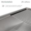 12 x 17 Stainless Steel Roll Up Sink Grid view 2