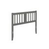AFI, Tahoe Solid Wood Slatted Headboard, Full, Grey view 1