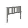 AFI, Tahoe Solid Wood Slatted Headboard, Full, Grey view 3