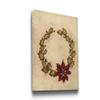 WEXFORD HOME Poinsettia Wreath Wall Art, Festive Christmas & Winter Decorations, Beautiful Holiday Decor, Premium Gallery Wrapped Canvas Decor, Ready to Hang, 18 in H x 27 in W, Made in America view 2