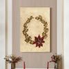 WEXFORD HOME Poinsettia Wreath Wall Art, Festive Christmas & Winter Decorations, Beautiful Holiday Decor, Premium Gallery Wrapped Canvas Decor, Ready to Hang, 18 in H x 27 in W, Made in America view 4