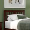 AFI, Tahoe Solid Wood Slatted Headboard, Twin, Walnut view 1