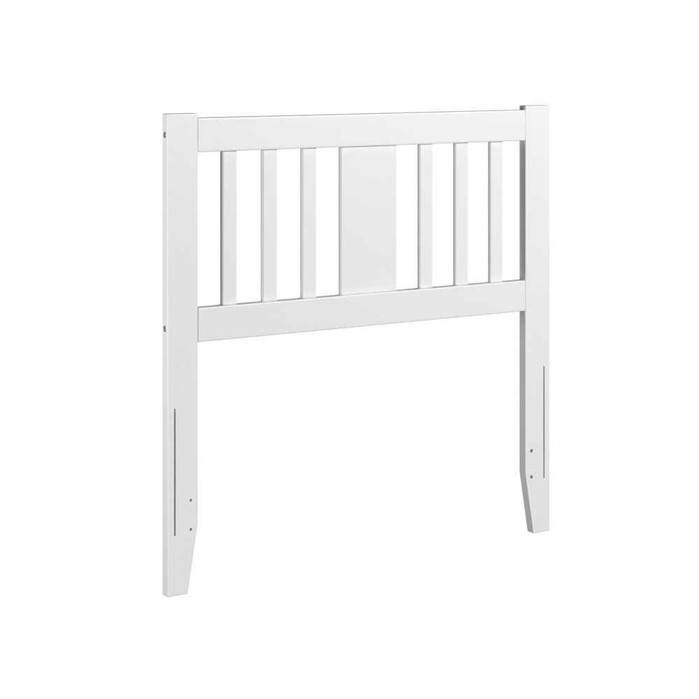 AFI, Tahoe Solid Wood Slatted Headboard, Twin, White