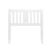 AFI, Tahoe Solid Wood Slatted Headboard, Twin, White view 4