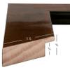 Craig Frames Innovations, 14 x 18 Inch Picture Frame Matted to Display a 10 x 13 Inch Photo, Walnut Brown Burl view 3