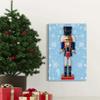 WEXFORD HOME Nutcracker on Blue Wall Art, Festive Christmas & Winter Decorations, Cute Snowflake Design, Premium Gallery Wrapped Canvas Decor, Ready to Hang, 18 in H x 27 in W, Made in America view 4
