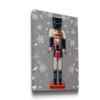 WEXFORD HOME Nutcracker on Gray Wall Art, Festive Christmas & Winter Decorations, Cute Snowflake Design, Premium Gallery Wrapped Canvas Decor, Ready to Hang, 8 in H x 12 in W, Made in America view 2
