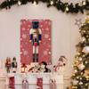 WEXFORD HOME Nutcracker on Red Wall Art, Festive Christmas & Winter Decorations, Cute Snowflake Design, Premium Gallery Wrapped Canvas Decor, Ready to Hang, 12 in H x 18 in W, Made in America view 4