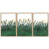 SIGNWIN 3 Piece Framed Canvas Wall Art Landscape with Trees Canvas Prints Home Artwork Decoration for Living Room,Bedroom - 16"x24"x3 Panels view 1